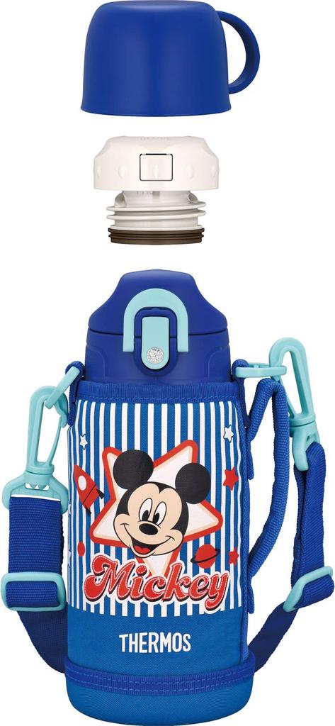 Thermos Water Bottle Vacuum Insulated Bottle Mickey Blue BL 2-Way 0.6L/0.63L FHO-601WFDS