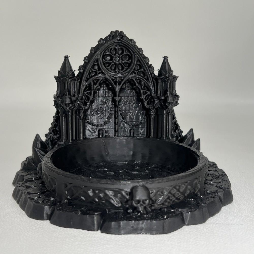 3D Printed Jewelry Storage Tray Retro Gothic Style Decorative Tray  Home Storage