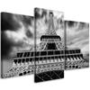 Three Piece Picture Canvas Print Eiffel Tower Paris City