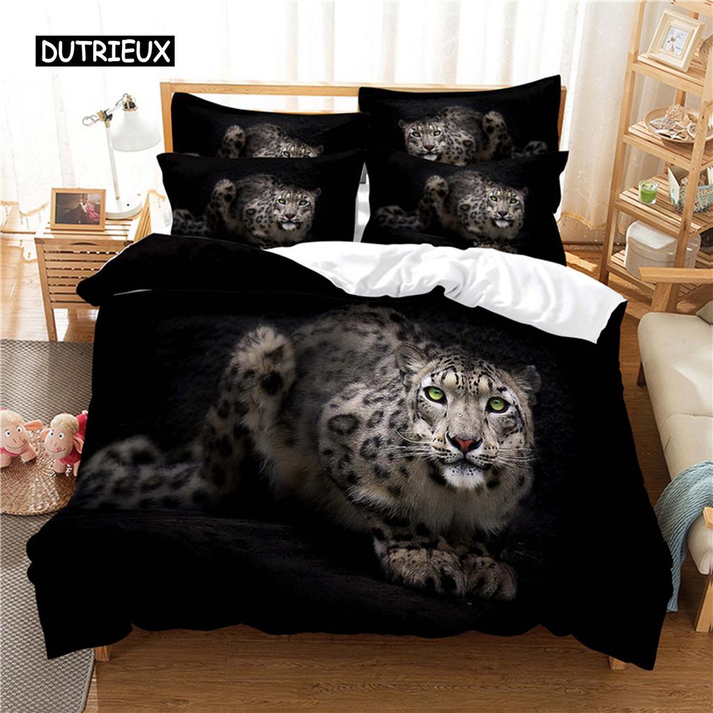 Agile Leopard Bedding Set Duvet Cover Set 3d Bedding Digital Printing Bed Linen Queen Size Bedding Set Fashion Design