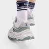 FILA Gray White Women's Low Top Synthetic Leather Mesh Retro Casual Lifestyle Sneakers F12W432103FGL