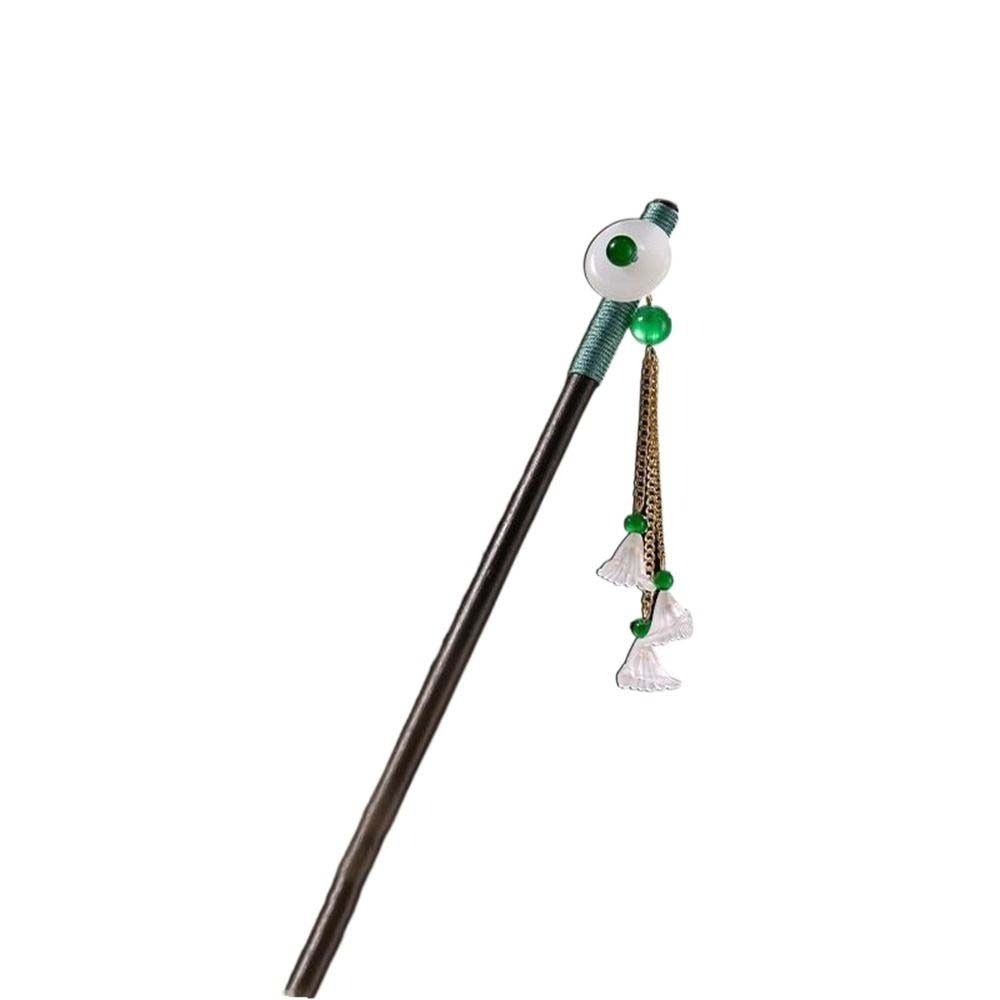 Disk Hair For Ladies Hair Accessories Flower Hair Sticks Wooden Hair Fork Chinese Style Hairpin