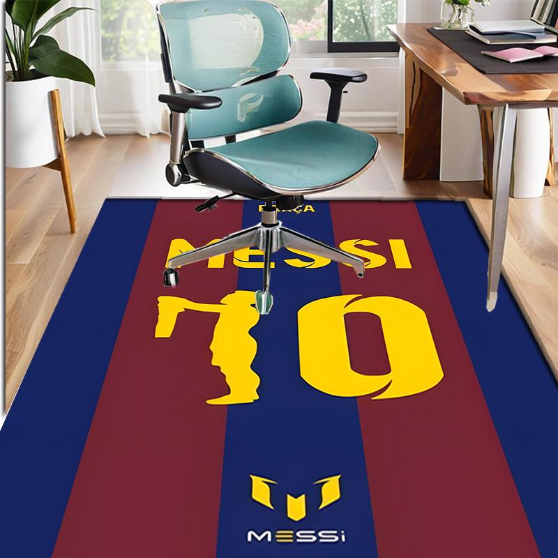 Lionel Messi Pattern Rug, Indoor/Outdoor Mat, for Picnic, Gameroom, Bedroom, Office, Living Room, Home Decor Carpet, Birthday Gift