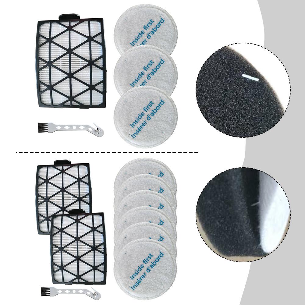 1 Набор Hepa Фильтр Очищающая Щетка Замена Для Вертикального Пылесоса Eureka NEU652 / NEU651PL Детали Аксессуары Бытовые