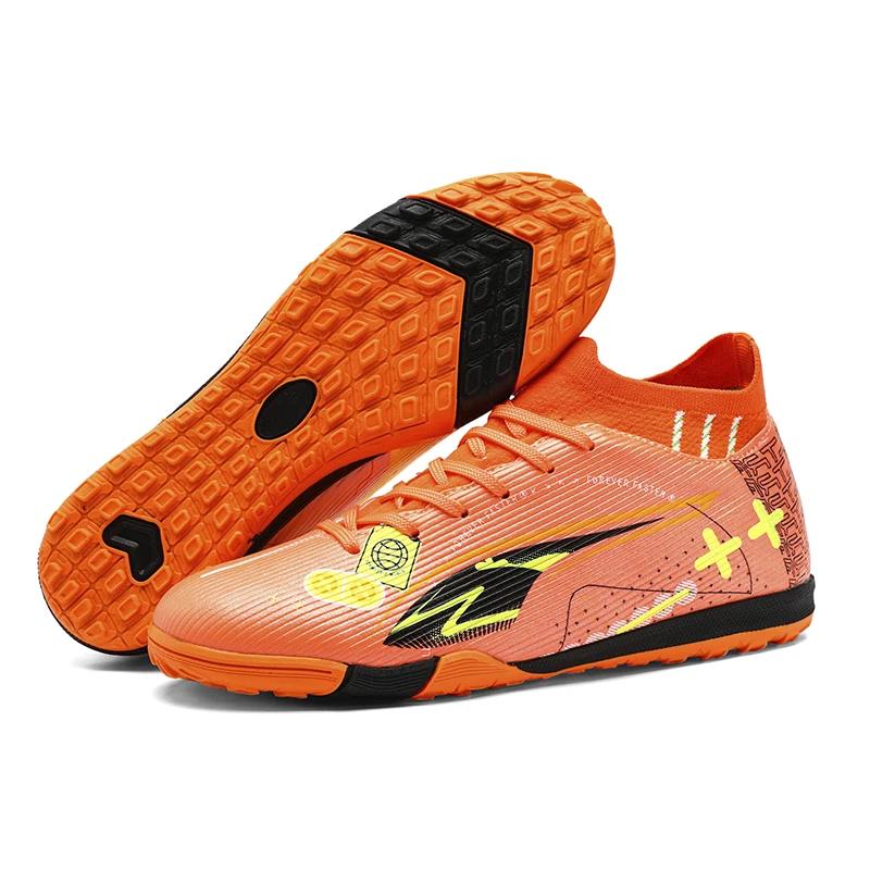 Indoor TF/FG Football Shoes Fast TF/FG High Quality Soccer Shoes Society Cleats Grass Training Football Field Boots Sneaker