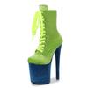 Fashion Top Sale 20CM Corduroy Surface Platform Women Shoes High Heeled shoesCustom Colors Boots Erotic Lap Pole Dancing Ankle Boots