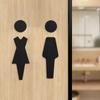 Men and Women Restroom Signages Bathroom Signs Wood Sturdy Multifunctional Easy To Use Toilet
