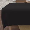 Rectangular Stain-resistant Tablecloth In Washed Microfibre 140x300 Cm BOHEME Black, by Soleil d'Ocre
