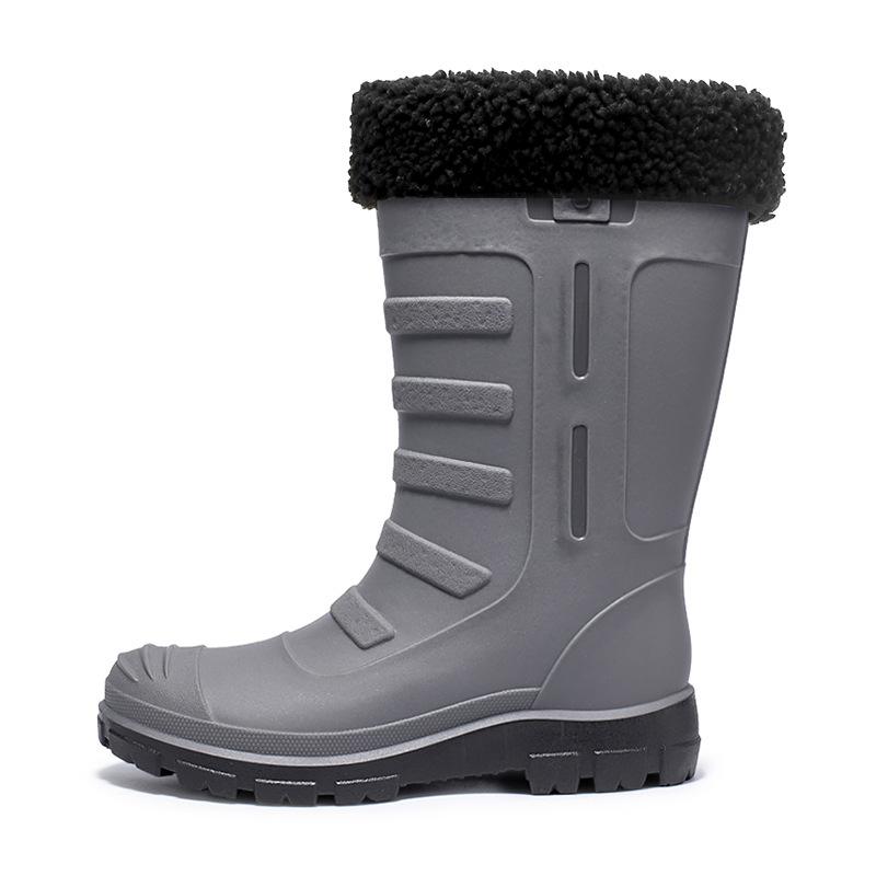Сапоги для мужчин на открытом воздухе для пар, высокие дождевые туфли, водонепроницаемые галоши, сапоги для мужчин, рыбалки, работы в саду, резиновые сапоги для женщин и мужчин