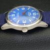 USED HMT PILOT HAND-WINDING INDIAN MENS BLUE COLOR DIAL WATCH A432505-2 R112-a432505