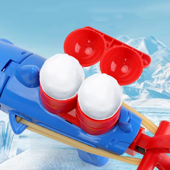Yousheng Snowball Launcher Shark Shape Snowball Maker для детей Простая форма для изготовления снежков Игрушка для снежков на открытом воздухе для зимних развлечений