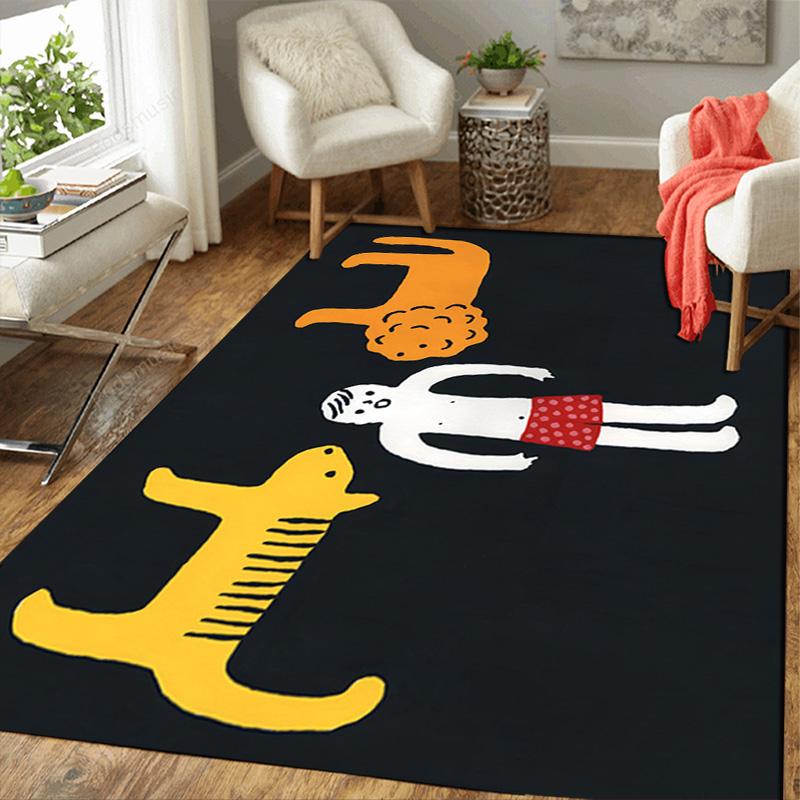 Cats Lions and Humans Rug Floor Mat for Living Room or Bedroom Soft and Comfortable Carpet a Gift for Birthday and Holiday.MFF0918338