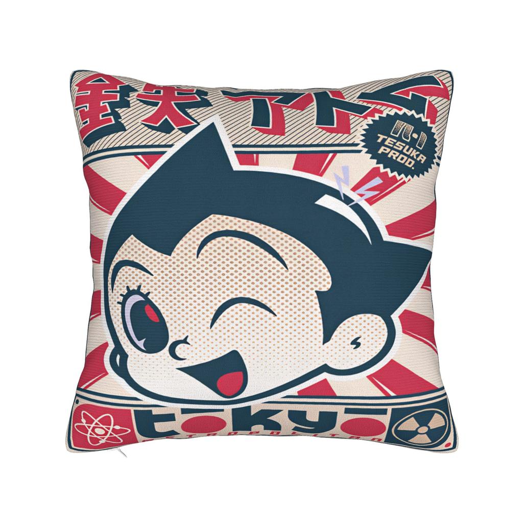 Astro Cartoon Boy Pillowcases Fashion Pillow Case For Sofa Bedroom Home Decor Soft Pillow Cover