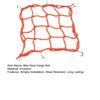 Bike Rear Cargo Net Elastic Storage Organizer Net with Hook Simple Installation Universal Fit Bicycle Rear Helmet Holder Net