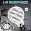 Handheld 45X Magnifying Glass 3LED Light Coins Stamps Magnifier Jewelry Loupe  Kids Seniors Reading