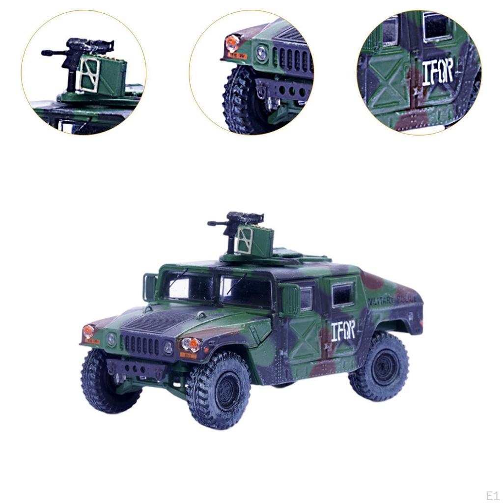 1:72 Alloy Educational Toy Armored Truck for Keepsake Gift Table Scene