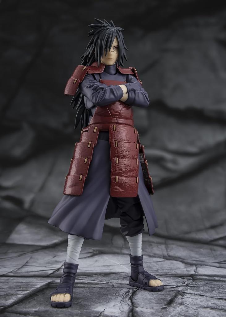 TAMASHII NATIONS NARUTO Shippuden Uchiha Madara Legend of the Solitary One Who Dwells in Deep 170mm PVC ABS Painted Action Figure S.H.Figuarts -The