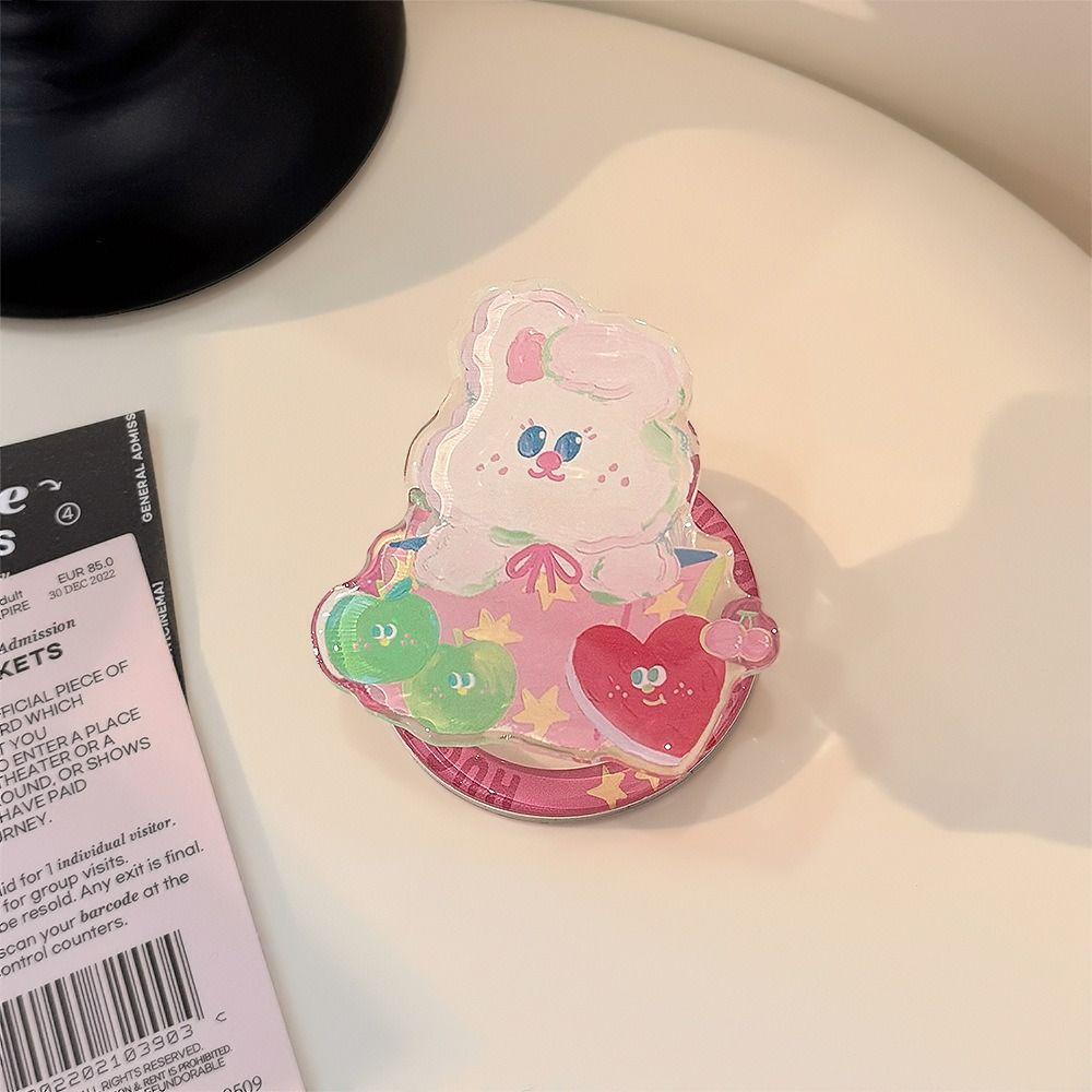 Магнитная подставка для телефона из мультфильма для ПК, расширяющаяся подставка для пальцев в стиле Ins для планшета