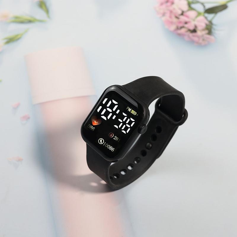 Led Digital Display Waterproof Electronic Watch Smart Watch Sport Fitness Led Waterproof Children Watch Children Universal