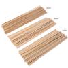 50pcs/set Wooden Plant Grow Support Bamboo Plant Sticks 30cm Garden Cane Plants Flower Support Stick Canes