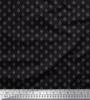 Black Japan Crepe Satin Fabric Artistic Geometric Printed Fabric 1 Metre 42 Inch