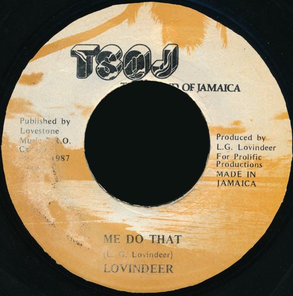 7-дюймовая пластинка LLOYD LOVINDEER Me Do That MOME TSOJ 1987 Ямайка Регги Ска Даб Б/у