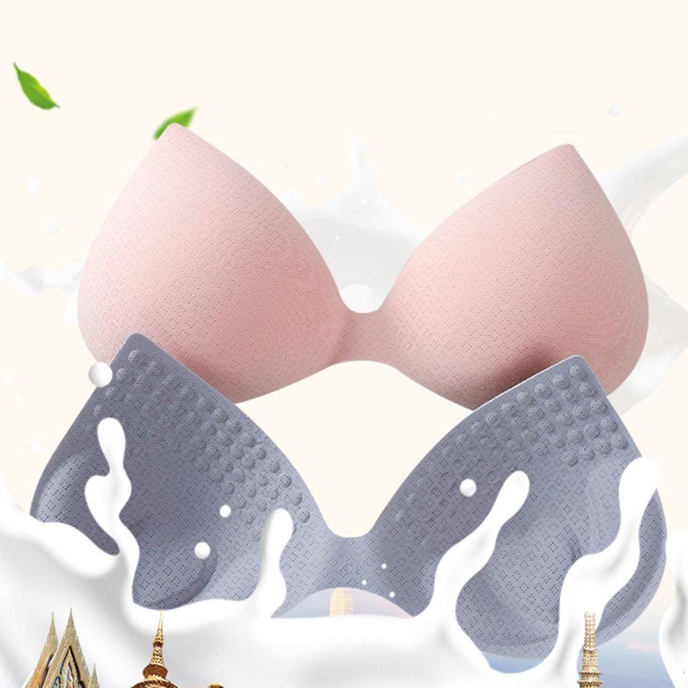 Вставки Чашки для груди Однотонные Увеличители груди Поролоновые Вкладыши для бюстгальтера Аксессуары для интимного белья Наполнитель для бюстгальтера