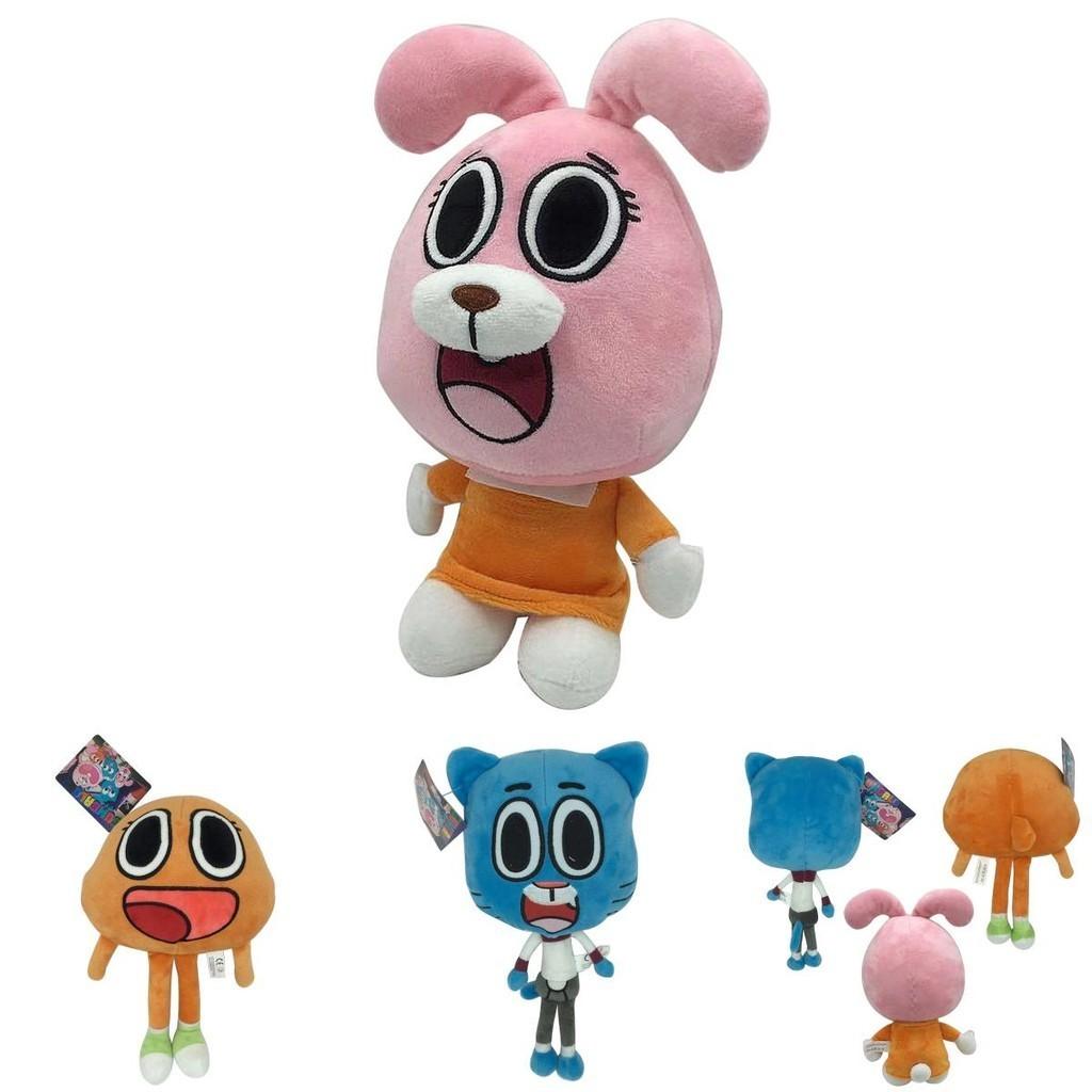 Premium Quality 9.84" Darwin Stuffed Doll From The Amazing World Of Gumball Collection