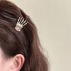 Zinc Zinc Zinc Alloy Skeleton Hand Hair Claw Hollow Metal Hair Claw Simple Ghost Paw Hair Claw  Girl