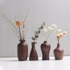 Wooden Crafts Walnut Flower Ware Solid Wood Vase Ornament Solid Wood Small Vase