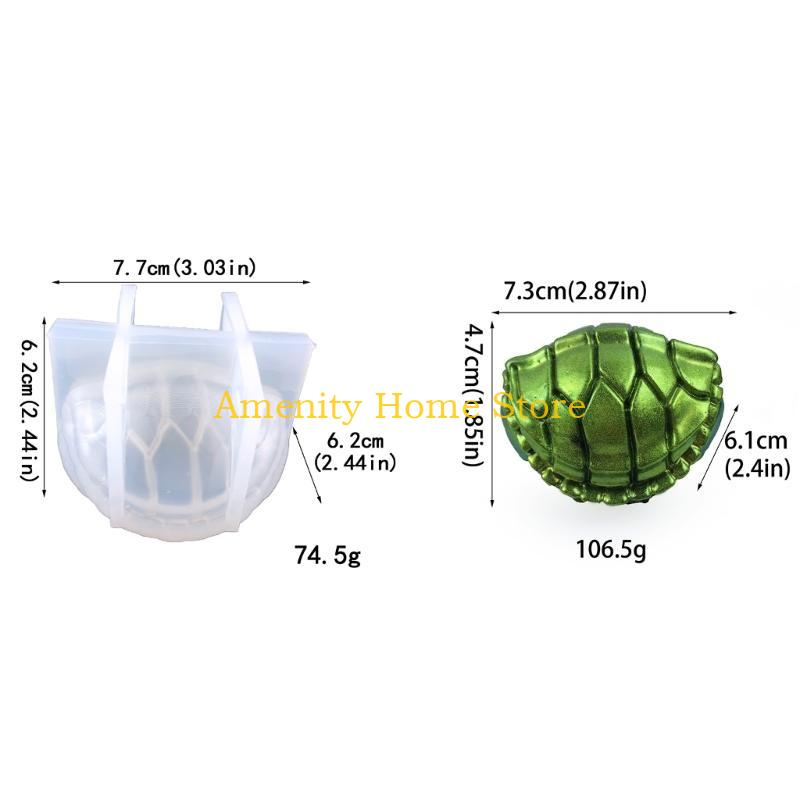 F26C 3D Turtle Silicone Mold Epoxy Resin Molds DIY Candle Desktop Ornament Crafts Fondant Cake Decorating Tool Decoration