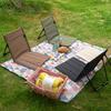 Folding Lawn Chair with Aluminum Alloy Frame Heavy Duty Lightweight Portable Outdoor