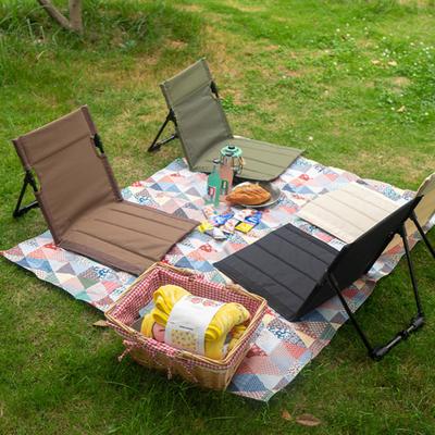 Складной садовый стул с рамой из алюминиевого сплава, прочный, легкий, портативный, для использования на открытом воздухе