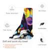 Banksy Rainbow Lion Graffiti Pop Art Painting Beach Towel Soft Microfiber Quick Dry Absorbent Quick Towels For Bath
