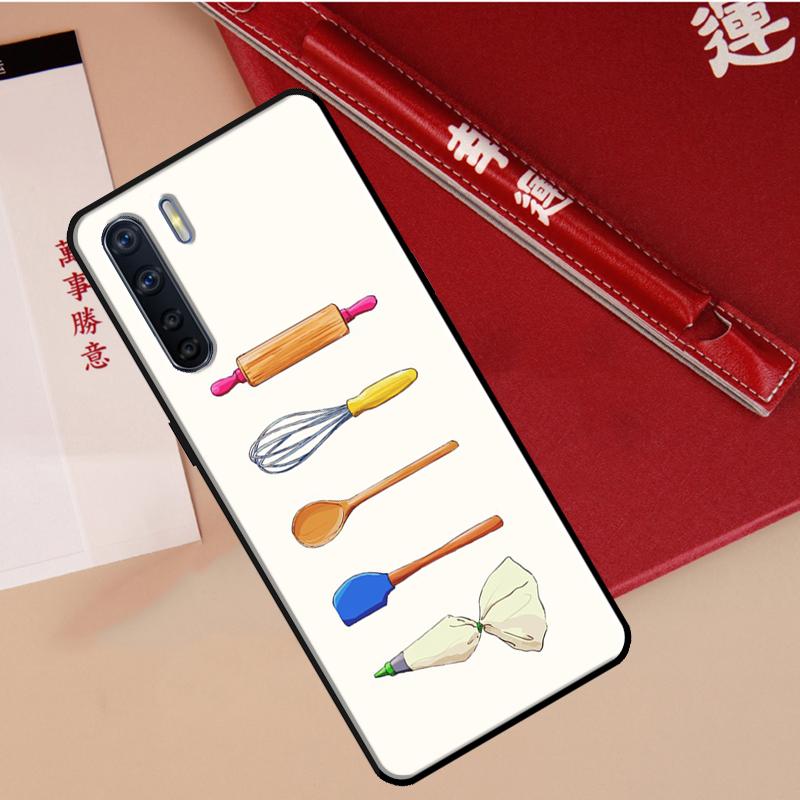 Кейс для кухонных ножей шеф-повара Для Oppo A94 A18 A74 A57 A17 A77 A38 A58 A78 A98 A54 A80 A60 A40 A96 A76 A16 A15 A5 Pro