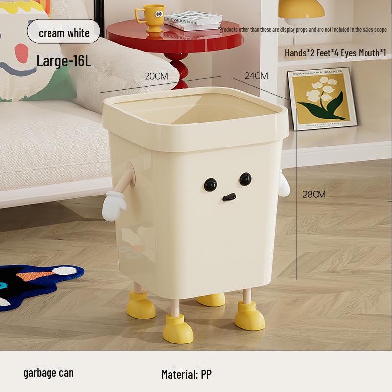 Шикарная большая мусорная корзина в стиле клоуна для дома – спальни, гостиной и ванной комнаты