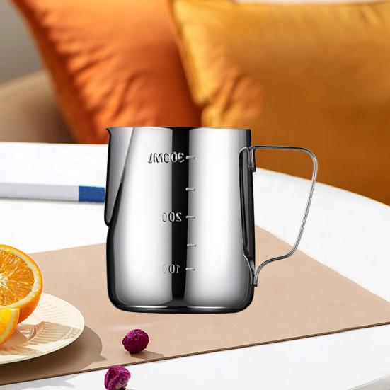 140ml/350ml/550ml/900ml Milk Frothing Pitcher Stainless Steel Espresso Steaming Pitcher Jug Milk Frother