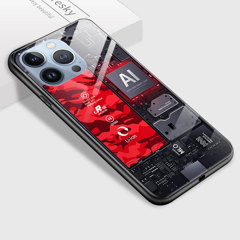 Чехол для телефона из закаленного стекла для Samsung A12 A16 A32 A53 S20FE S23 S25 Honor20 X6A 90Lite 9X Huawei Y9Prime2019 P30Lite Мягкий край Ударопрочный Гладкий чехол