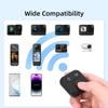 Комплект Bluetooth-совместимых Пультов Дистанционного Управления из ABS PC для Экшн-Камер Износостойкая Конструкция Легкая Установка Без Инструментов