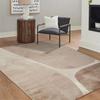 Tapis moderne motifs géométriques beige 190x240