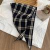 Triangle Scarf Women's Summer New Versatile Small Scarf Literary Scarf Retro Rhombus Headscarf Headband Hair Accessories Headgear