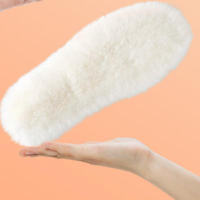 Стельки, толстые теплые шерстяные стельки, пушистый флис, замена обуви, ботинок, тапочек