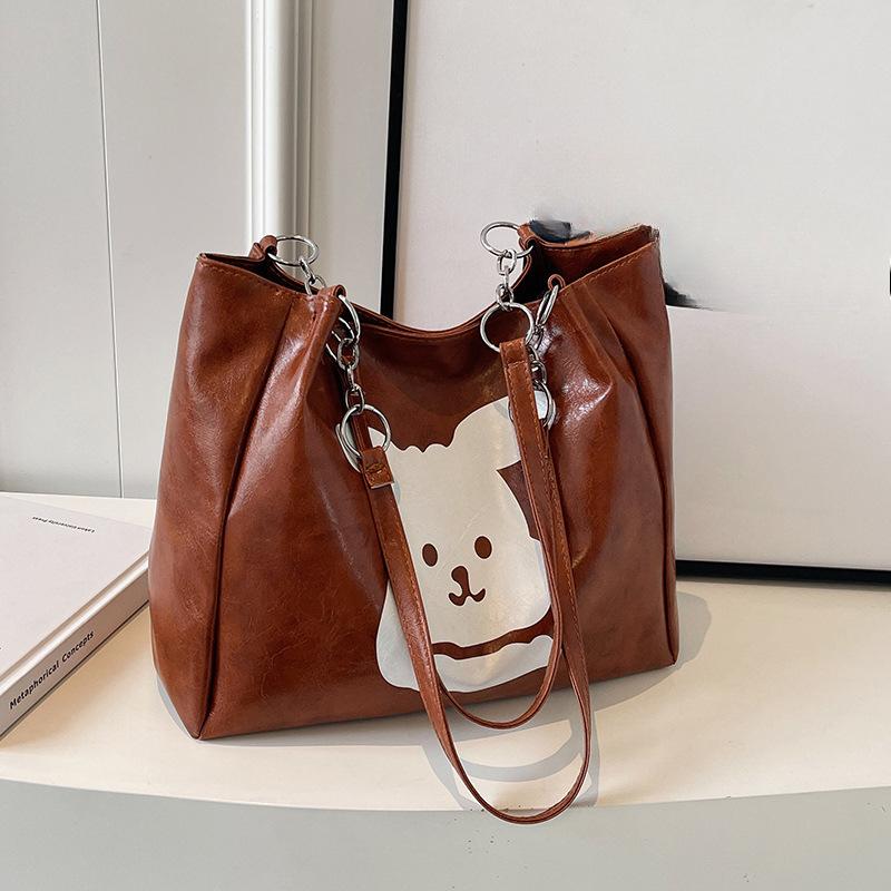 Cute Cartoon Large Capacity Bag for Women New Trendy Fashion One Shoulder Handbag for Women Ins Tote Bag