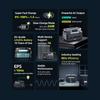 Портативная электростанция IEE 2400 Вт, 2048 Вт·ч, LiFePO4, Солнечный генератор, 16 портов, Управление через приложение, Для кемпинга, Домашнее резервное питание