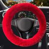 Fluffy Car Steering Wheel Cover,Steering Wheel Cover For Women Soft Plush Steering Wheel Cover Fashion Car Interior Decor Accessories Suitable For 15