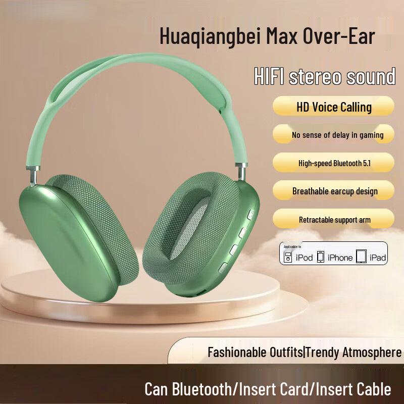 P9 Bluetooth Earphones: Breathable Headband, Versatile Earcups, HD Calls, and Subwoofer