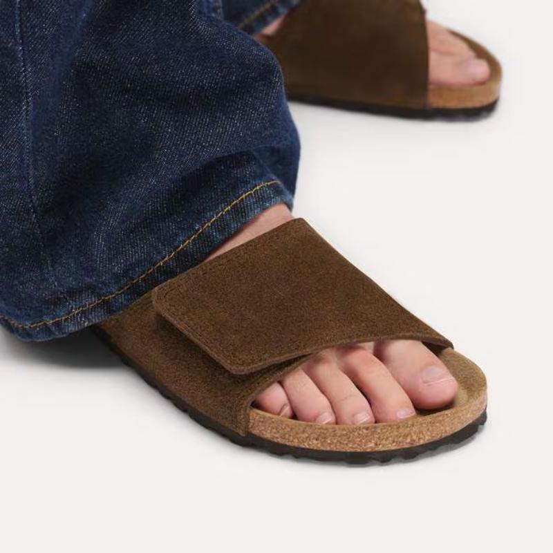 Birkenstock Ретро Минималистичные Модные Шлепанцы Женские Сандалии Коричневые 1031963