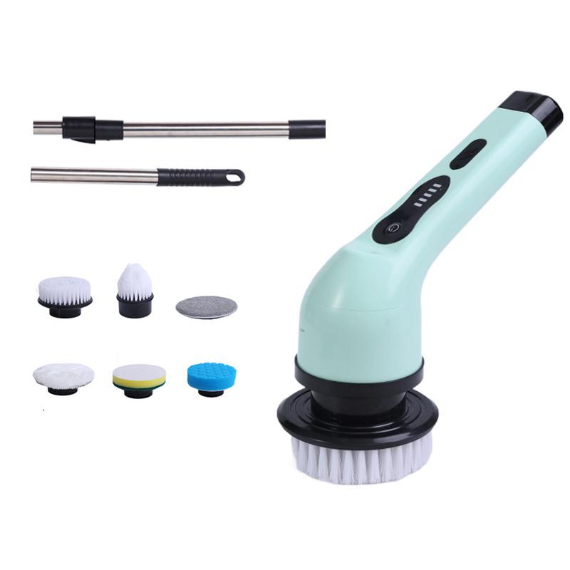 Электрическая щетка для чистки 9-в-1, электрическая скруббер для очистки, электрические чистящие инструменты, гаджеты для чистки салона, кухни, ванной комнаты