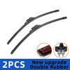 2 шт. 4 шт. Щетки стеклоочистителя для Ford Focus III 2004-2011 Передние двойные резиновые полоски Щетки стеклоочистителя Щетки для лобового стекла Аксессуары для лобового стекла