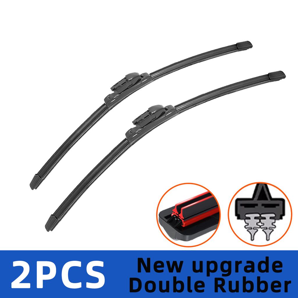 2 шт. 4 шт. Щетки стеклоочистителя для Ford Focus III 2004-2011 Передние двойные резиновые полоски Щетки стеклоочистителя Щетки для лобового стекла Аксессуары для лобового стекла